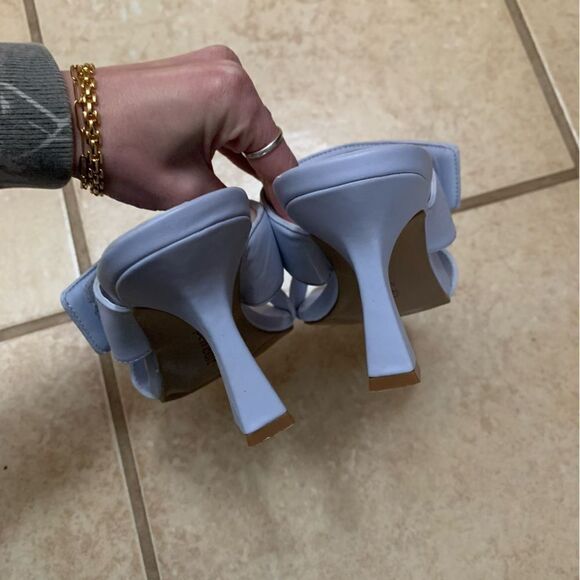 Open Edit Nordstrom Light Blue Heels size 8.5 - Picture 3 of 7